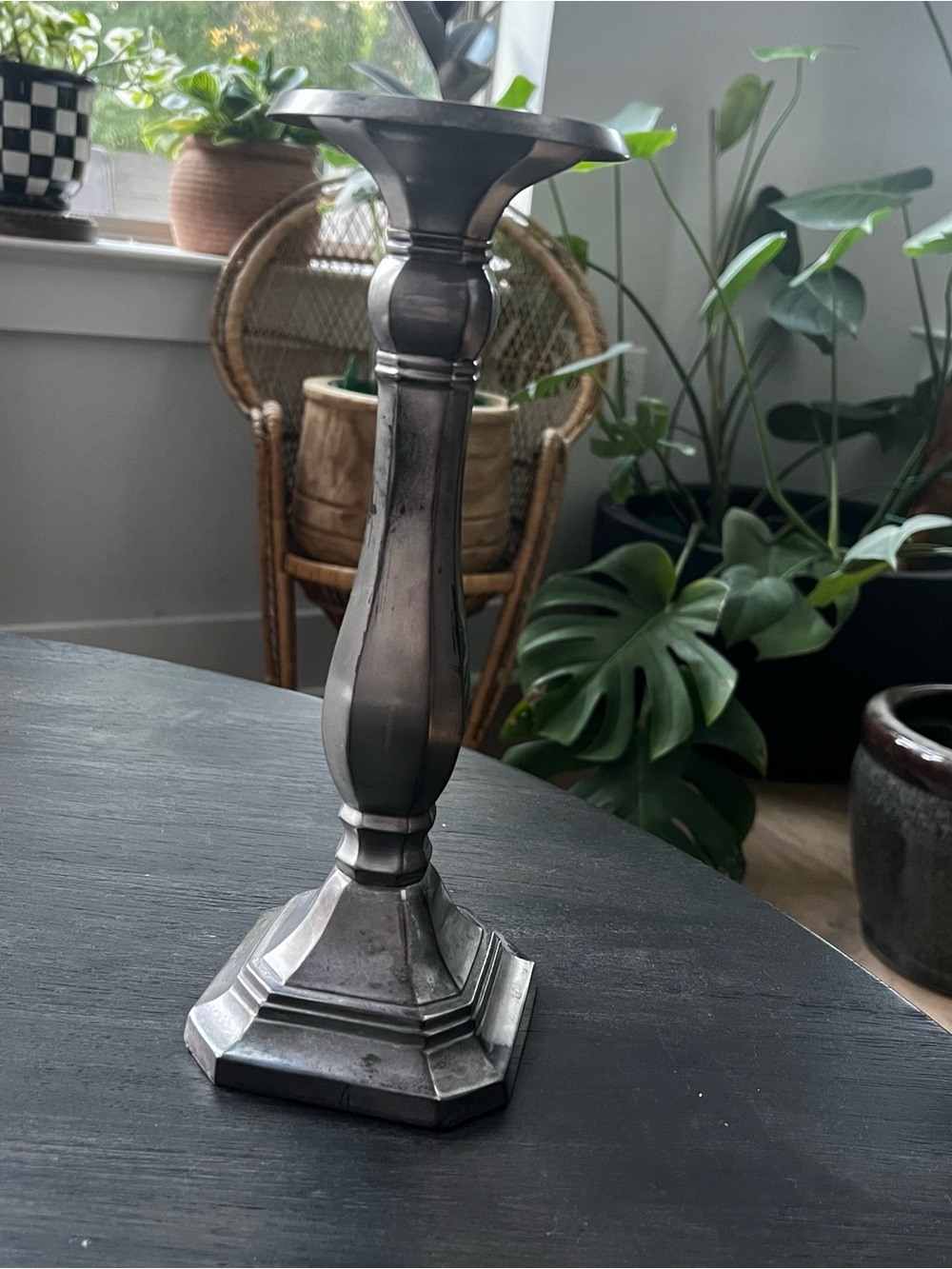 Pottery Barn Classic Metal Candlestick Holder
